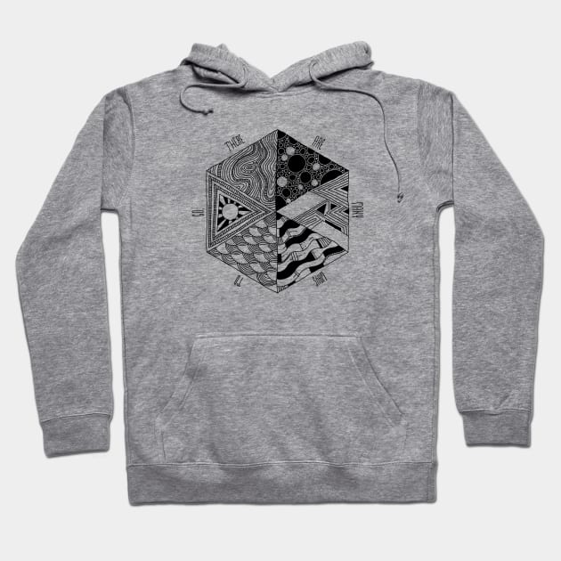 Trippy Hexagon Hoodie by OsFrontis
